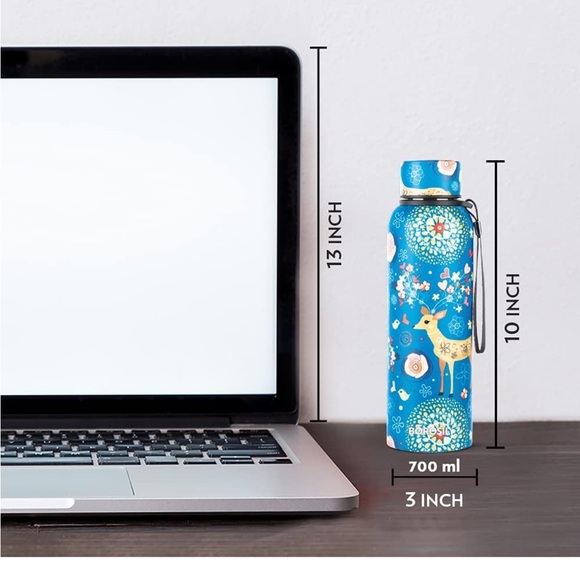 Borosil Hydra Trek Artisan Steel Water bottle - Picture 6 of 6